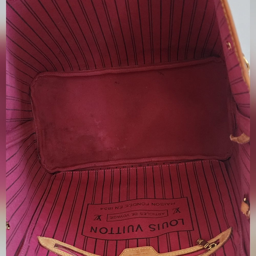LOUIS VUITTON NEVERFULL MM MONOGRAM PIVOINE TOTE - Picture 11 of 16